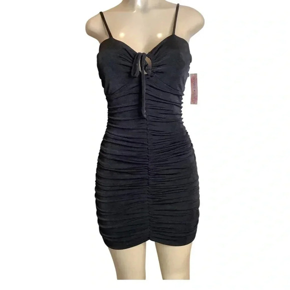 Inspired Hearts Size Medium Black Dress With Adjustable Straps New With Tags - Picture 1 of 7